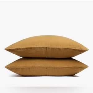 Parachute Orchre Linen Set of 2 Pillowcases